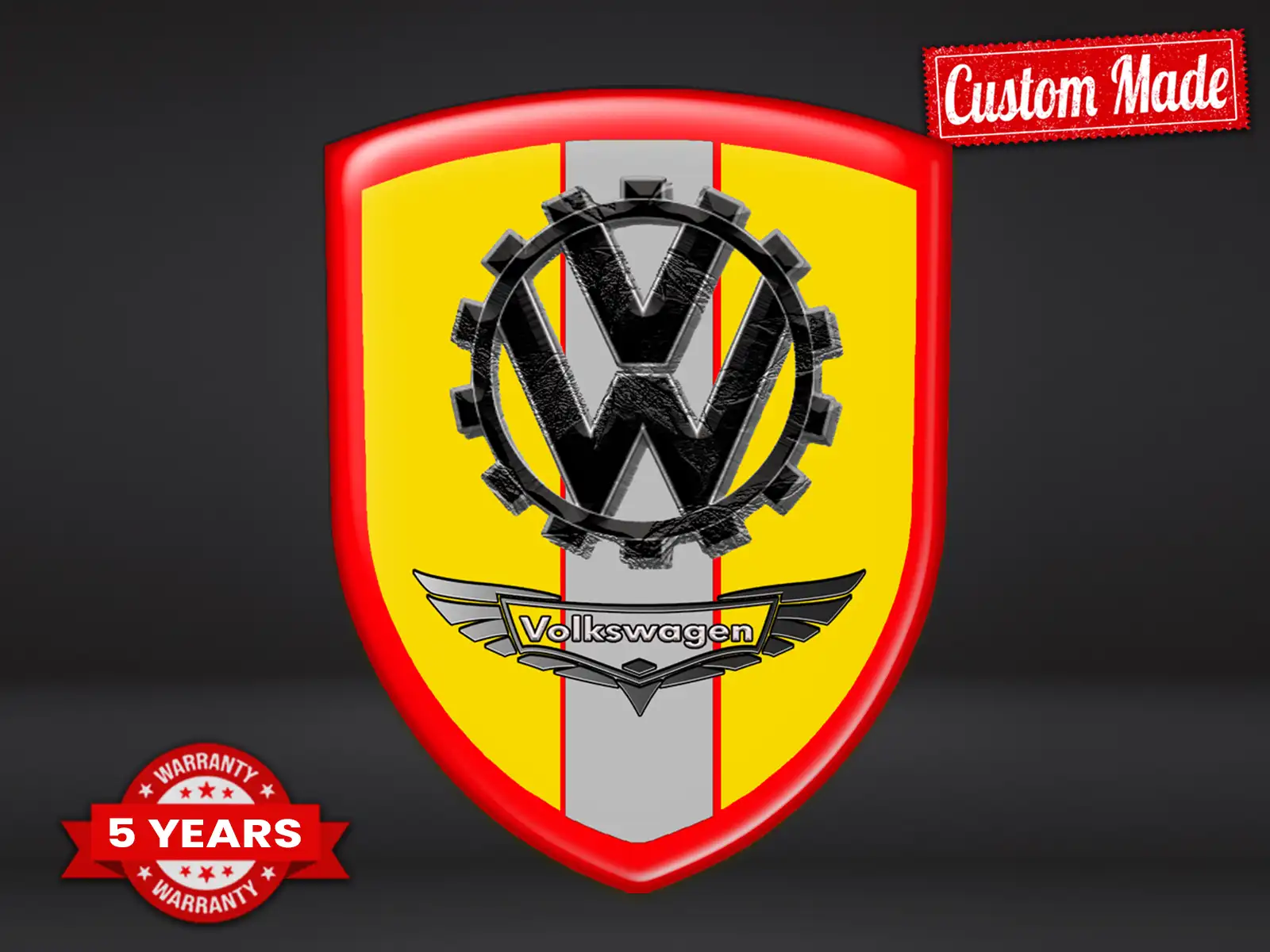 VW Domed Stickers Universal High Quality Professional